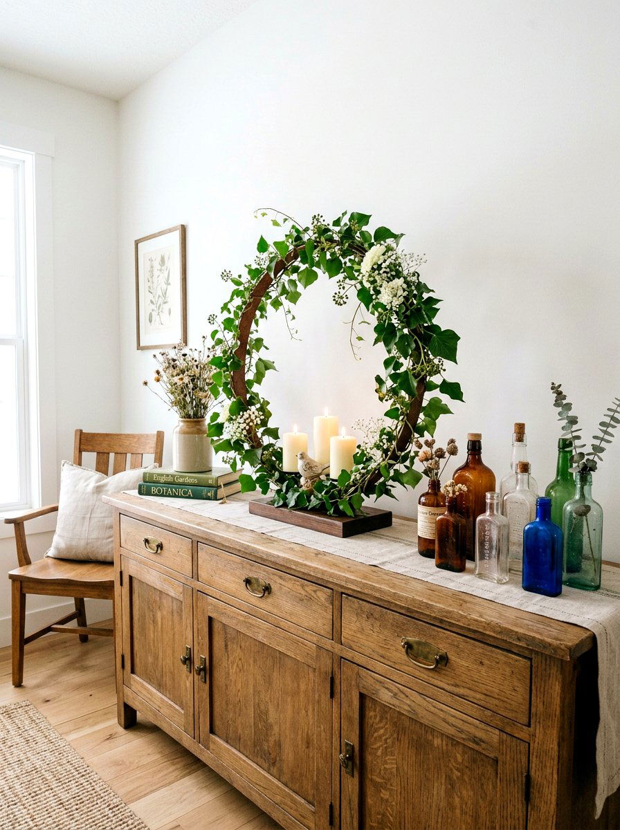 Ivy Hoop For Centerpiece - 25 Spring Ivy Topiary Ideas