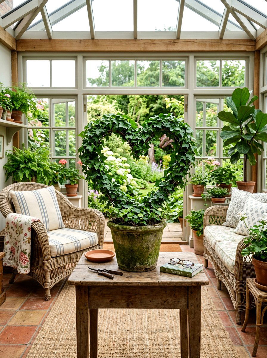 Ivy Topiary - 25 Spring DIY Topiary Ideas