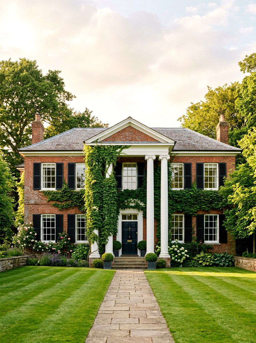 Ivy Vine Column Cover - 25 Spring Porch Column Decor Ideas