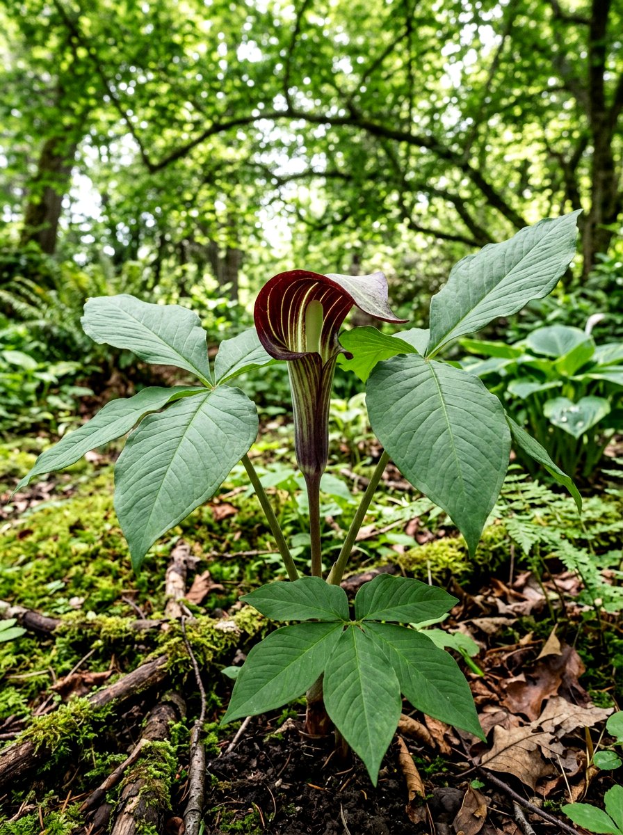 Jack in the pulpit specimen - 25 Spring Shade Garden Ideas