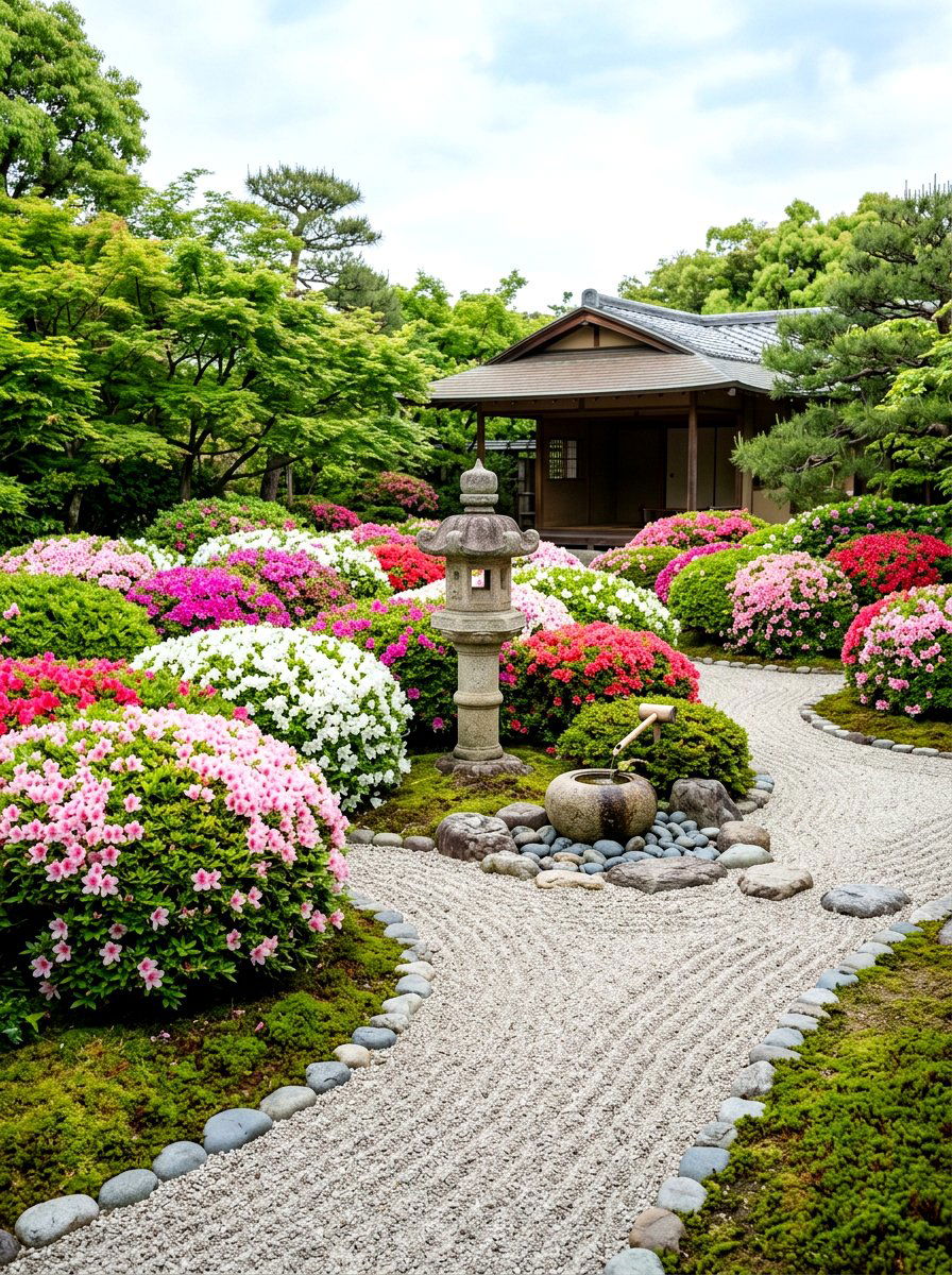 Japanese Azalea Garden - 25 Spring Azalea Garden Ideas