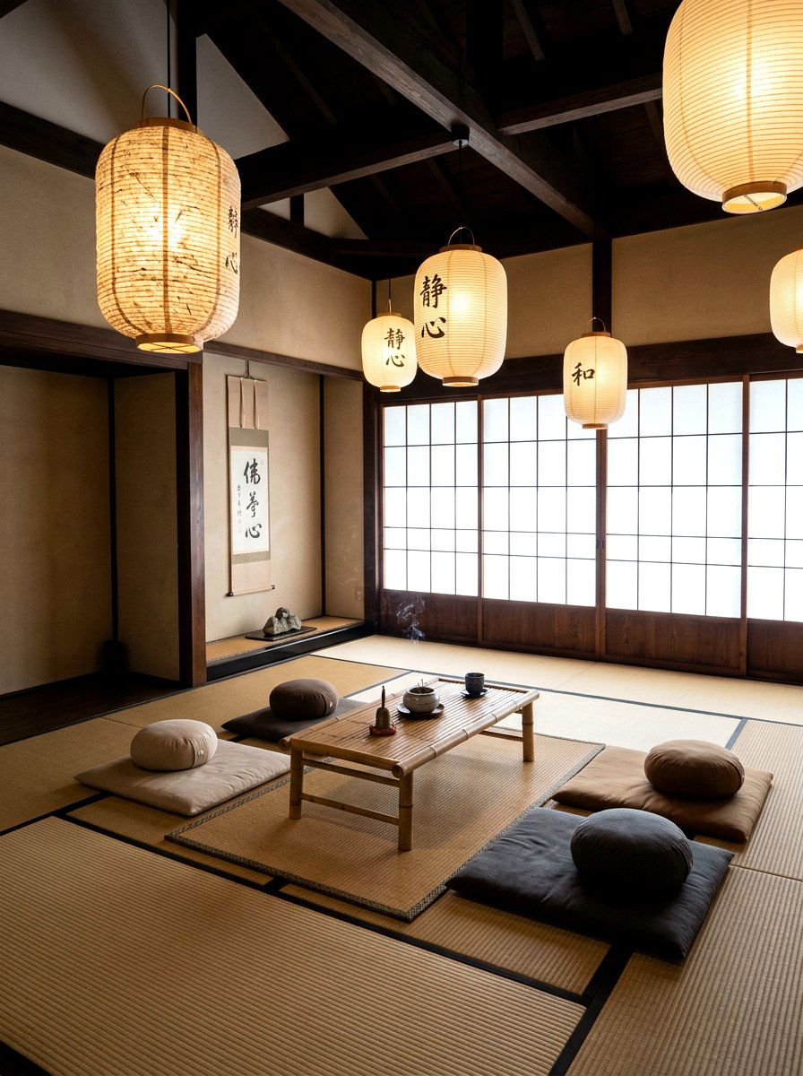 Japanese Style Paper Lantern - 25 Spring Paper Lantern Ideas