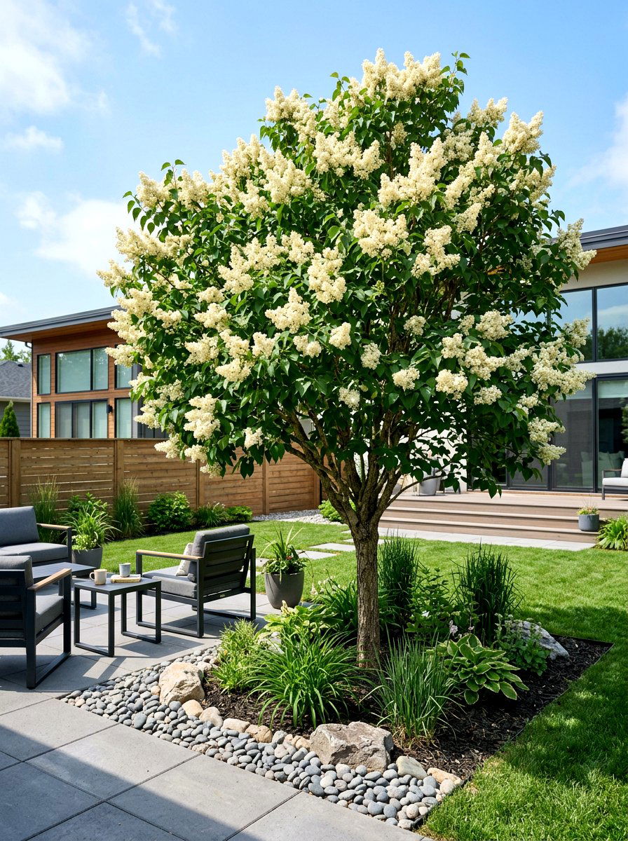 Japanese Tree Lilac - 25 Spring Lilac Bush Ideas