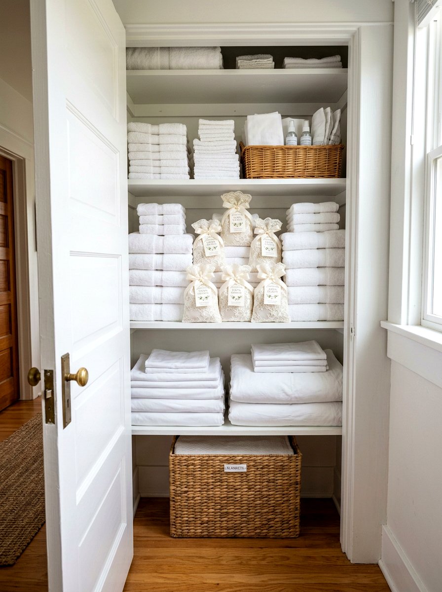 Jasmine Linen Sachet - 25 Spring Sachet Ideas