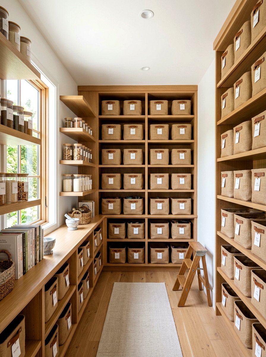 Jute Storage Bin - 25 Spring Jute Decor Ideas