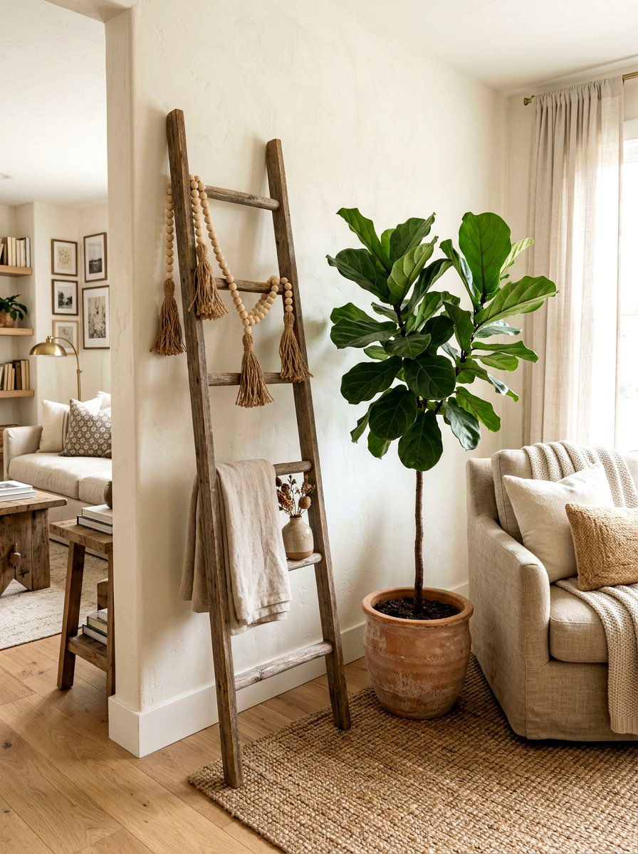 Jute tassel bead garland - 25 Spring Wooden Bead Garland Ideas