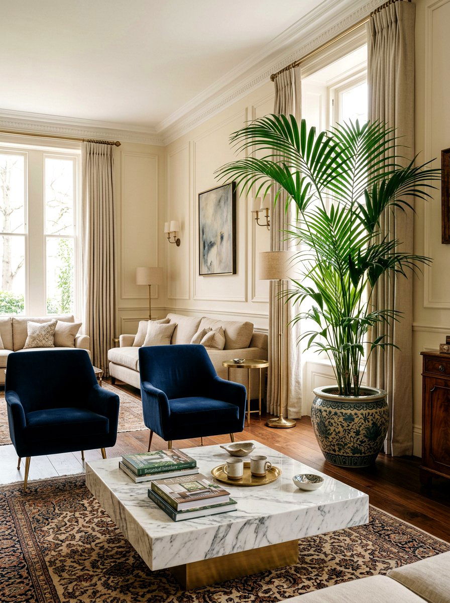 Kentia Palm Floor Plant - 25 Spring Tall Plant Ideas