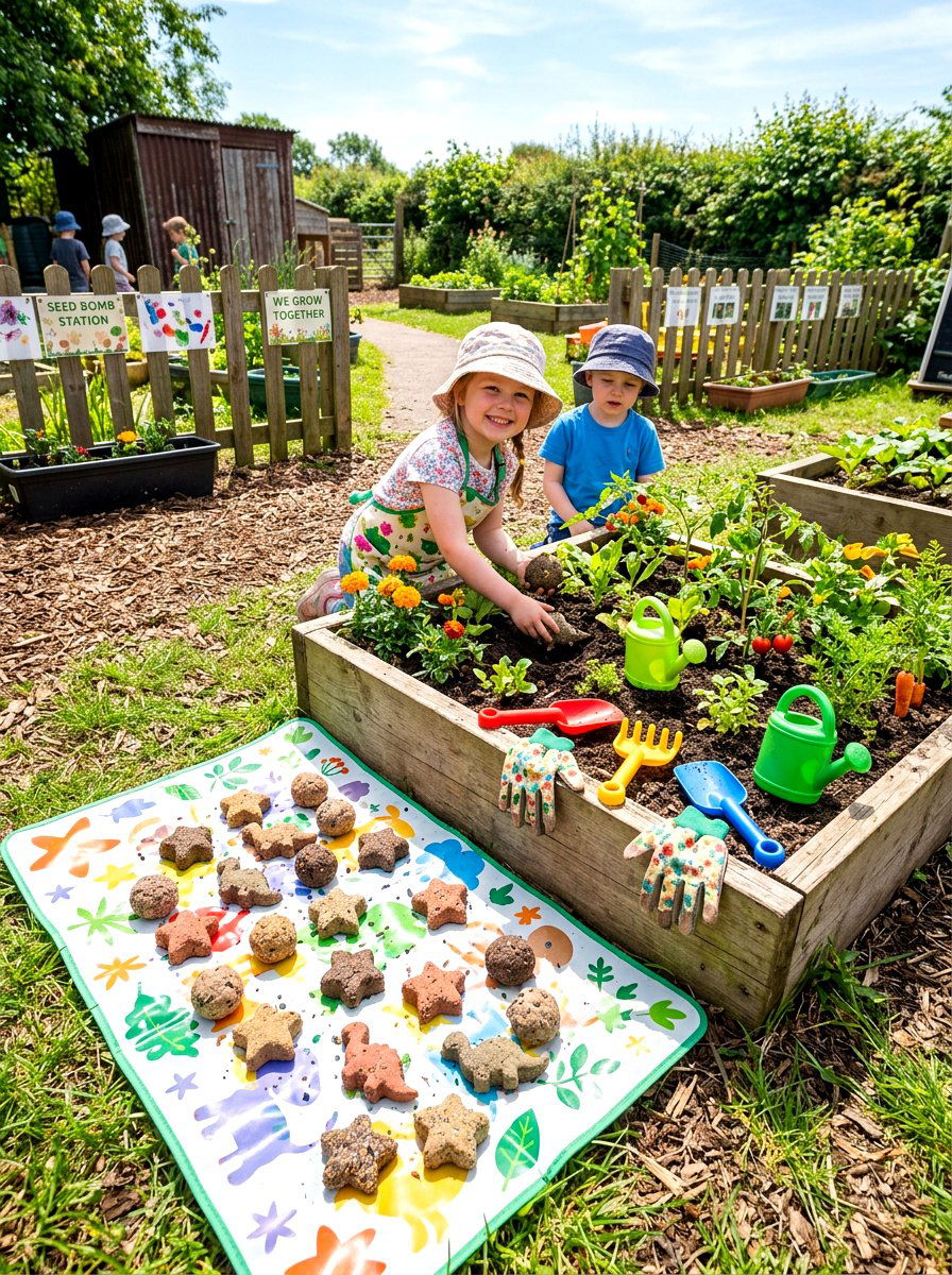 Kids Gardening Seed Bomb - 25 Spring Seed Bomb Ideas