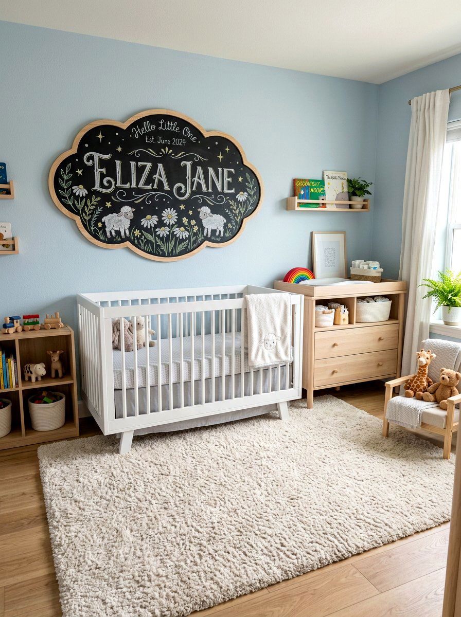 Kids Nursery Wall Art - 25 Spring Chalkboard Sign Ideas