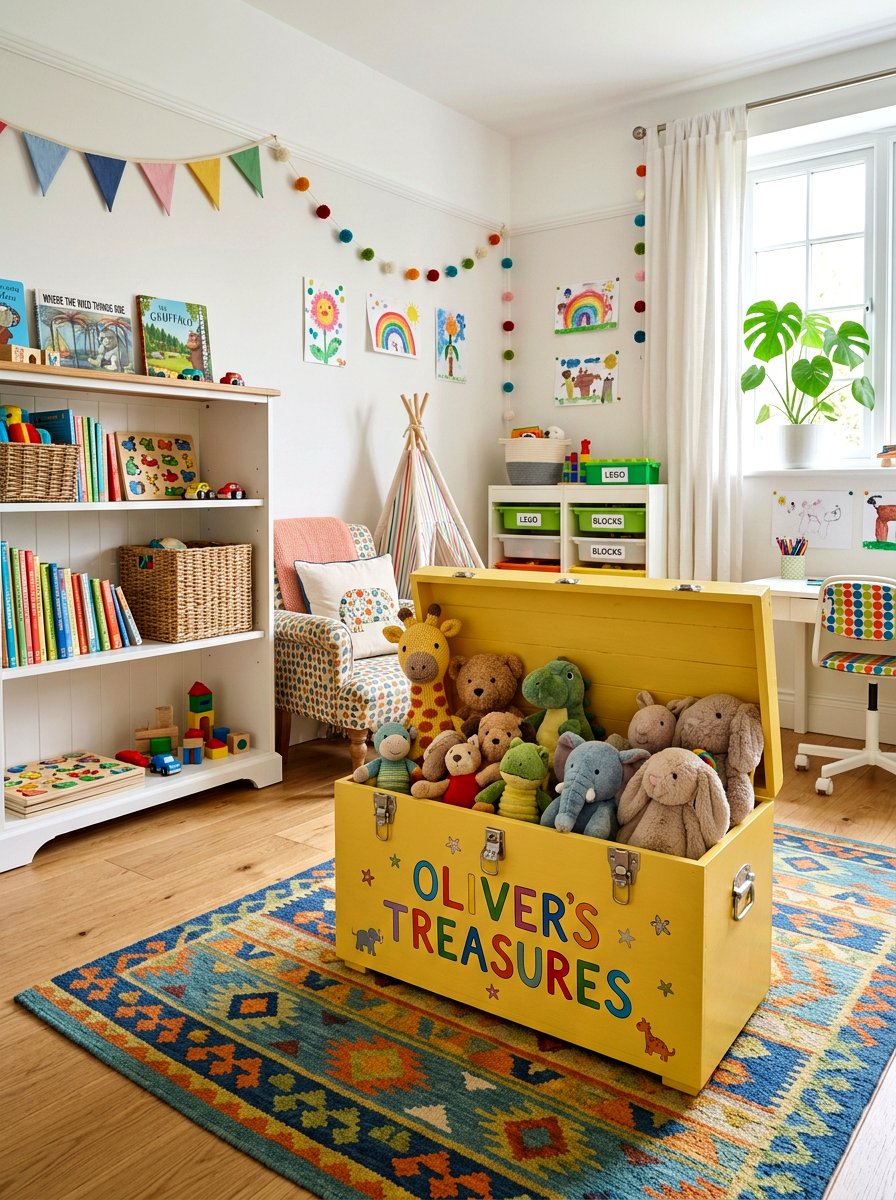 Kids Room Toy Trunk - 25 Spring Trunk Decor Ideas