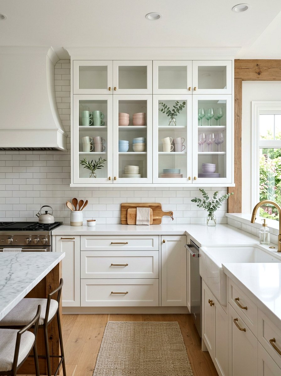 Kitchen Cabinet Spring Glass - 25 Spring Display Case Ideas