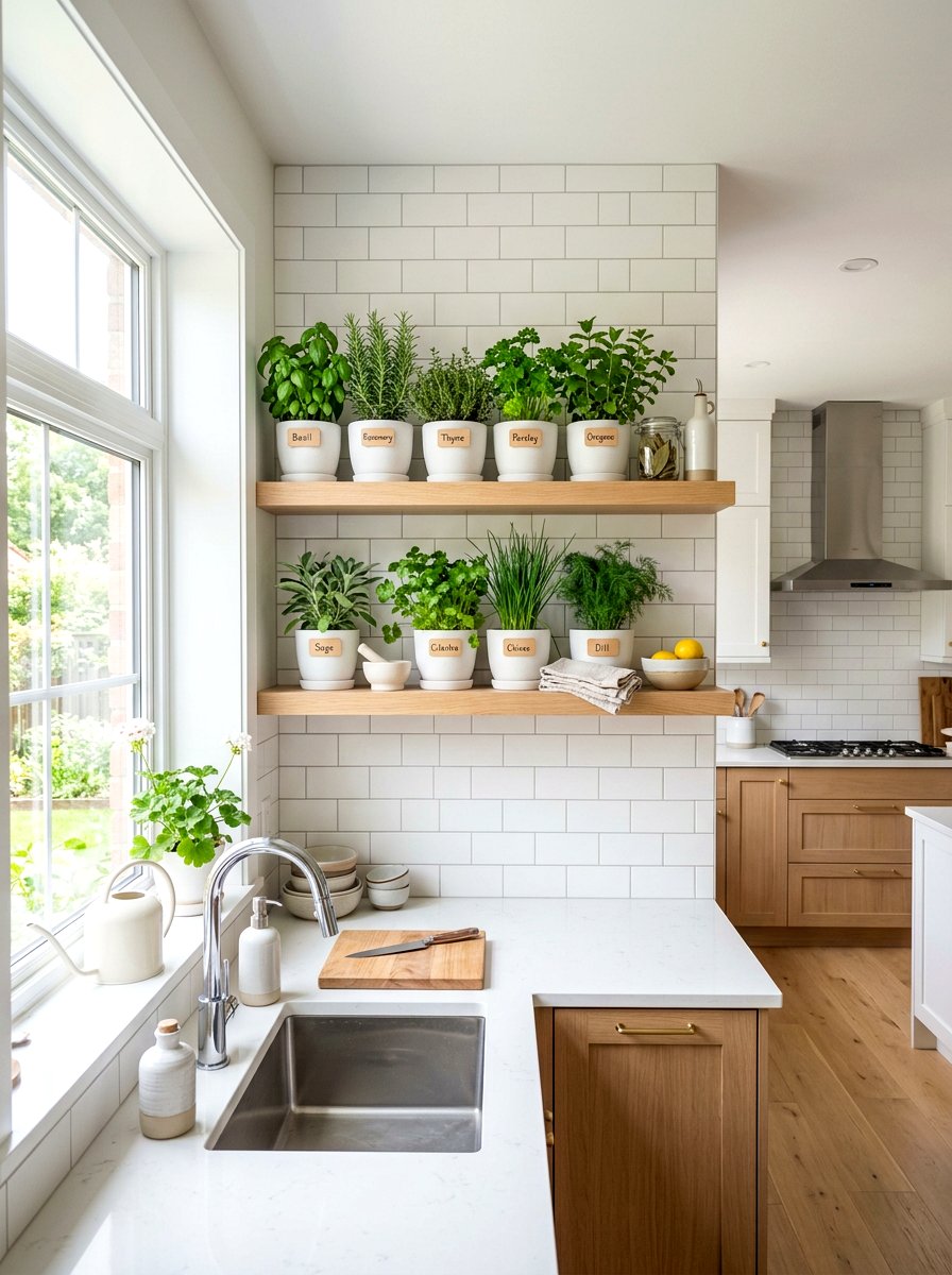 Kitchen Floating Shelf Plants - 25 Spring Floating Shelf Decor Ideas