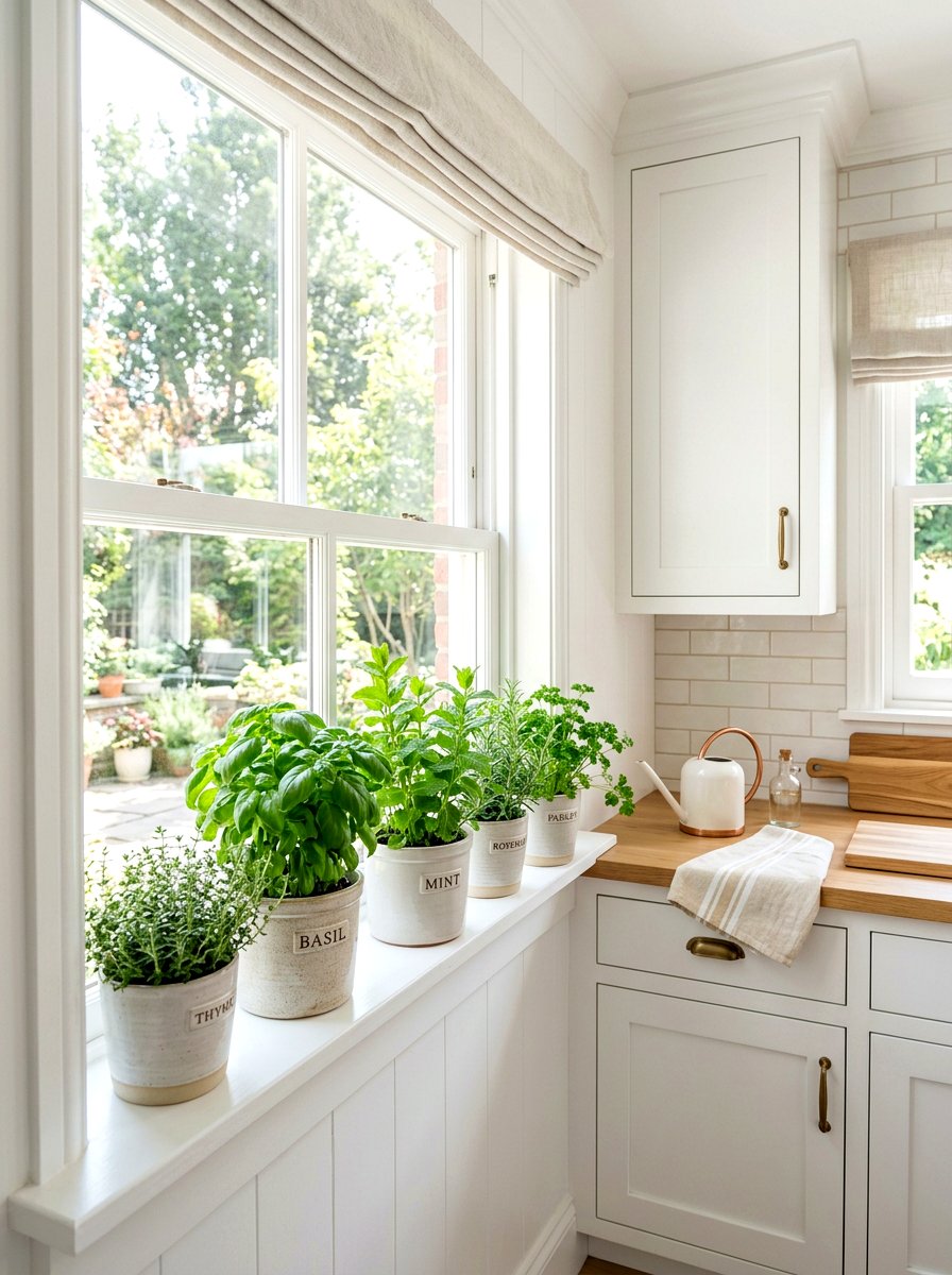 Kitchen Herb Garden - 25 Spring Sprout Decor Ideas