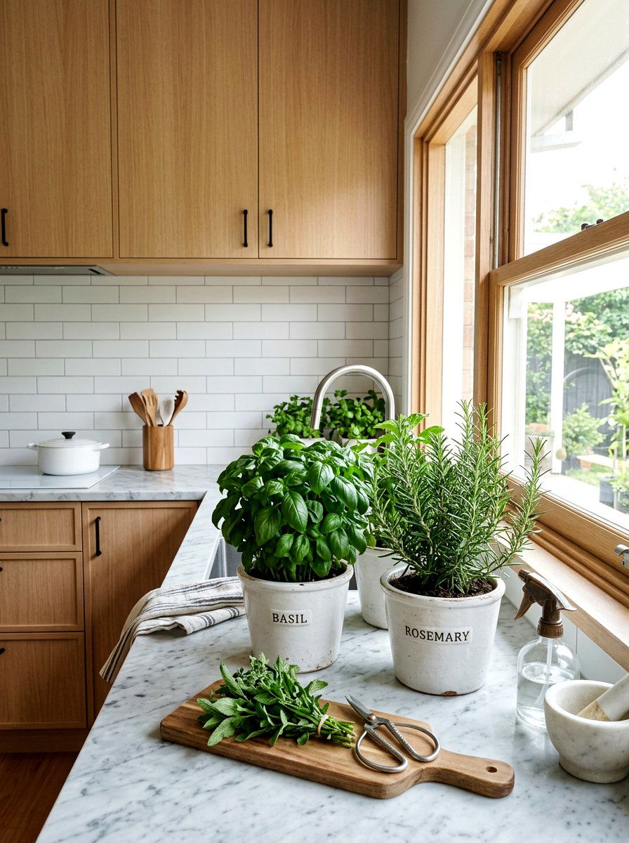 Kitchen Herb Garden - 25 Spring Herb Decor Ideas
