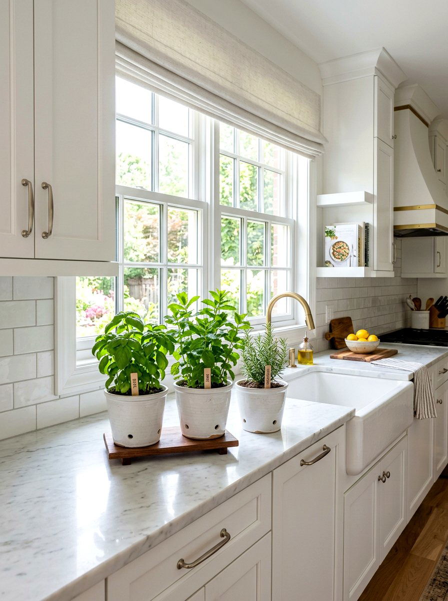 Kitchen Herb Garden - 25 Spring Indoor Garden Ideas