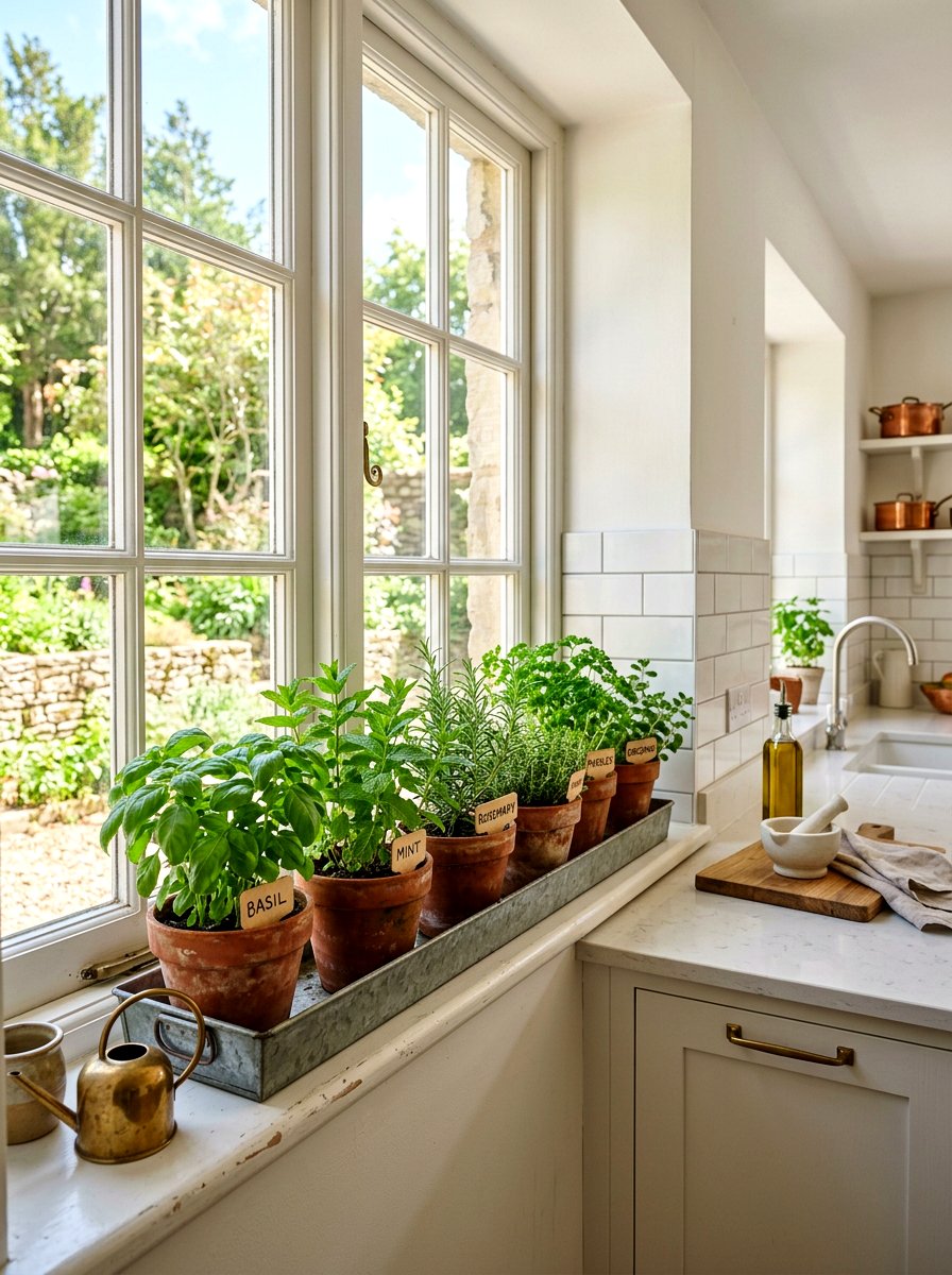 Kitchen Herb Garden Tray - 25 Spring Serving Tray Ideas