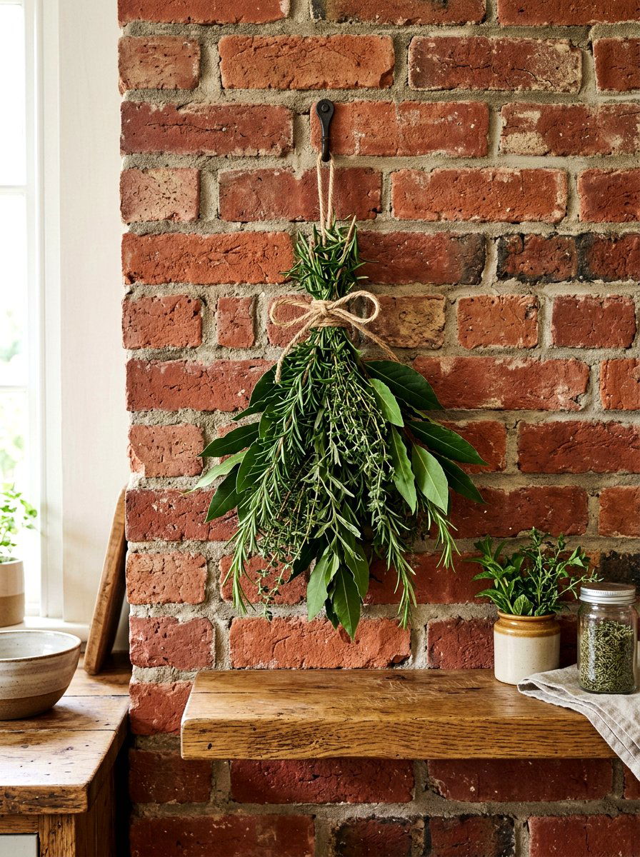 Kitchen Herb Swag - 25 Spring Swag Arrangement Ideas