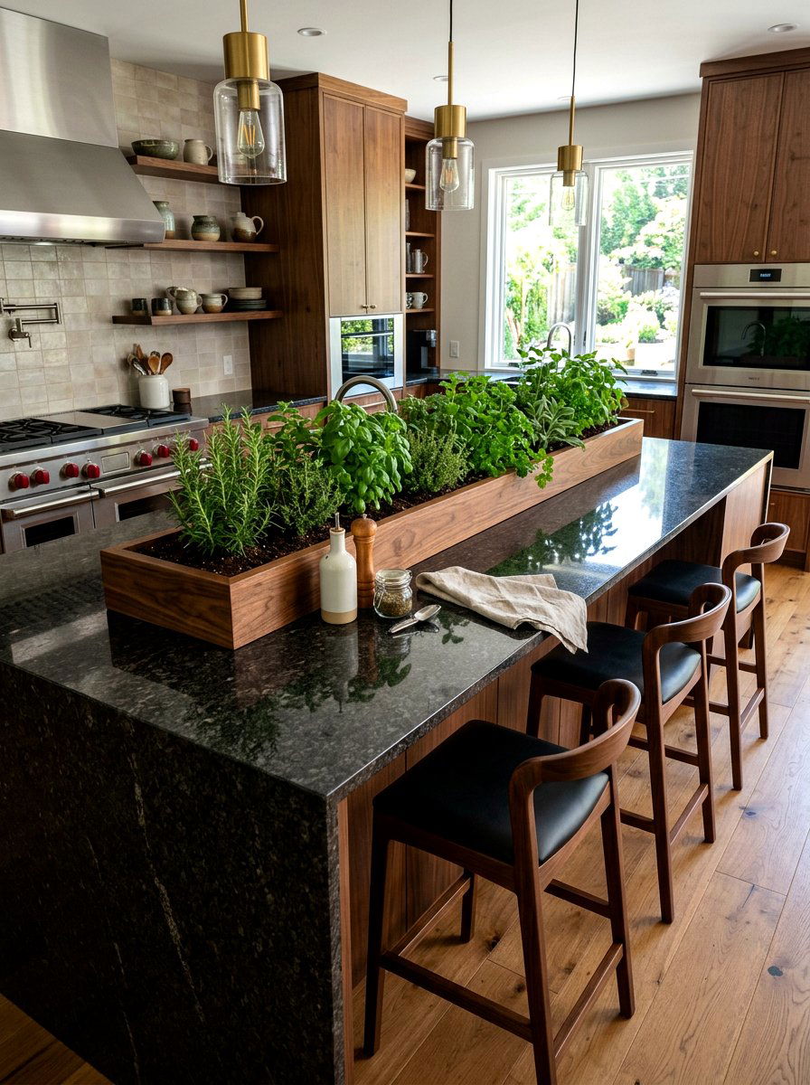 Kitchen Island Herb Garden - 25 Spring Kitchen Herb Garden Ideas