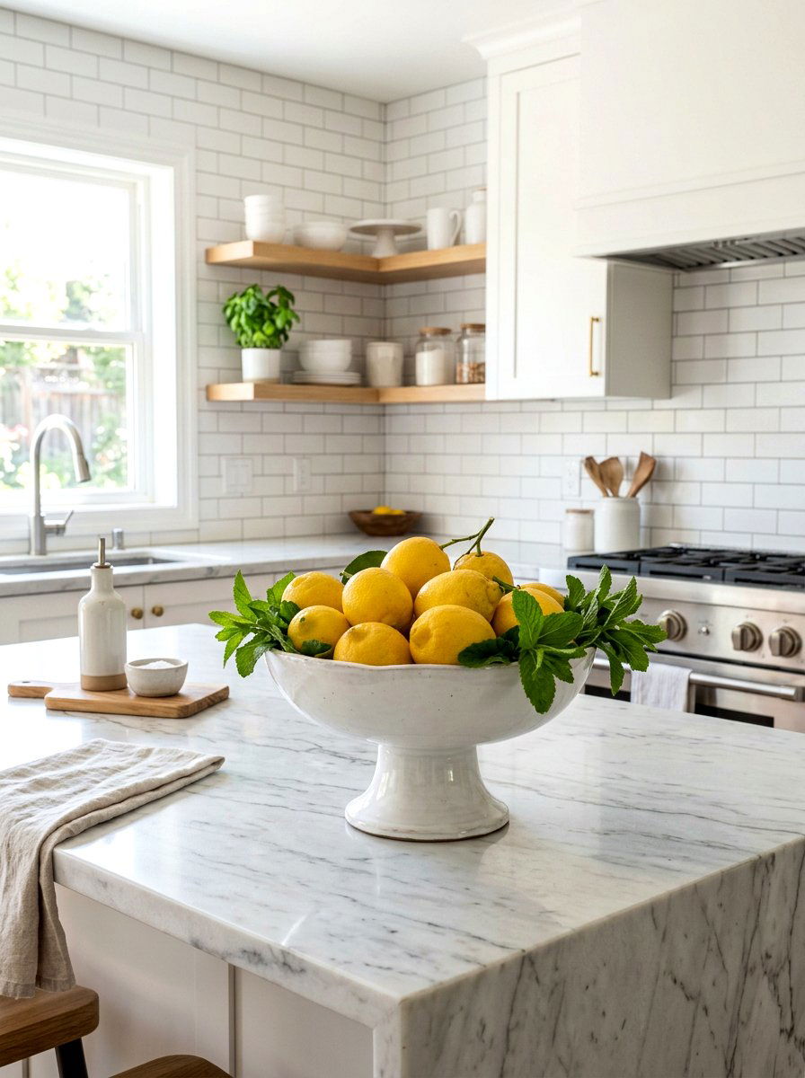 Kitchen Island Lemon Display - 25 Spring Pedestal Bowl Ideas