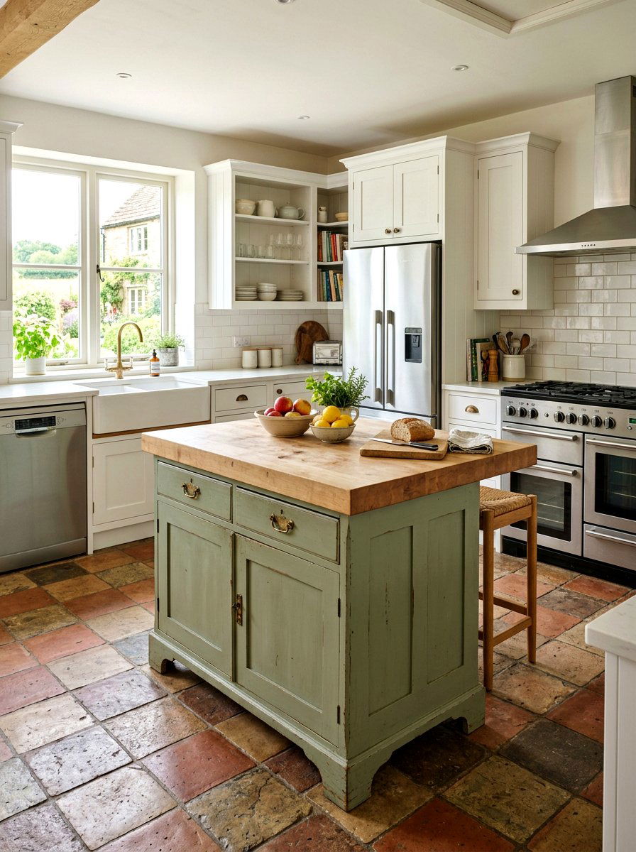 Kitchen Island Old Bureau - 25 Spring Upcycled Furniture Ideas