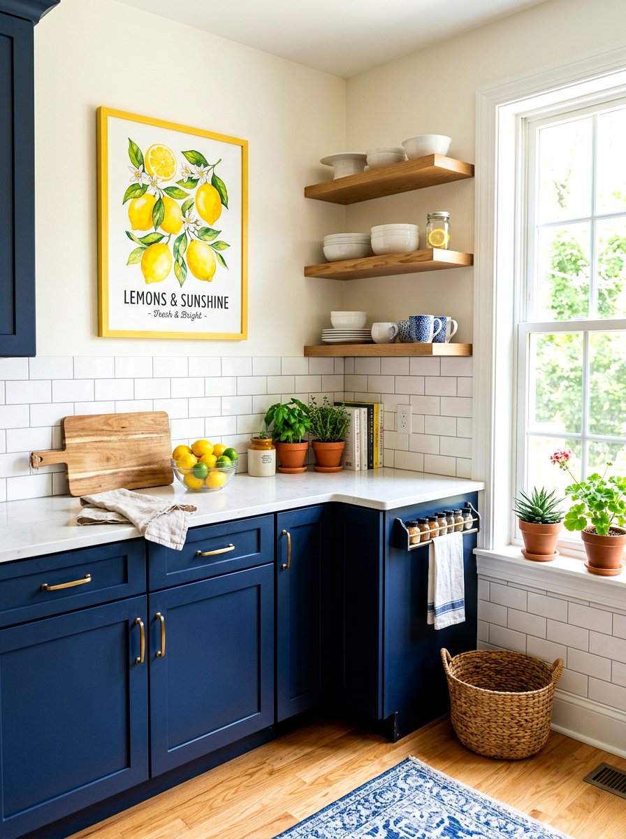 Kitchen Lemon Wall Art - 25 Spring Free Printable Decor Ideas