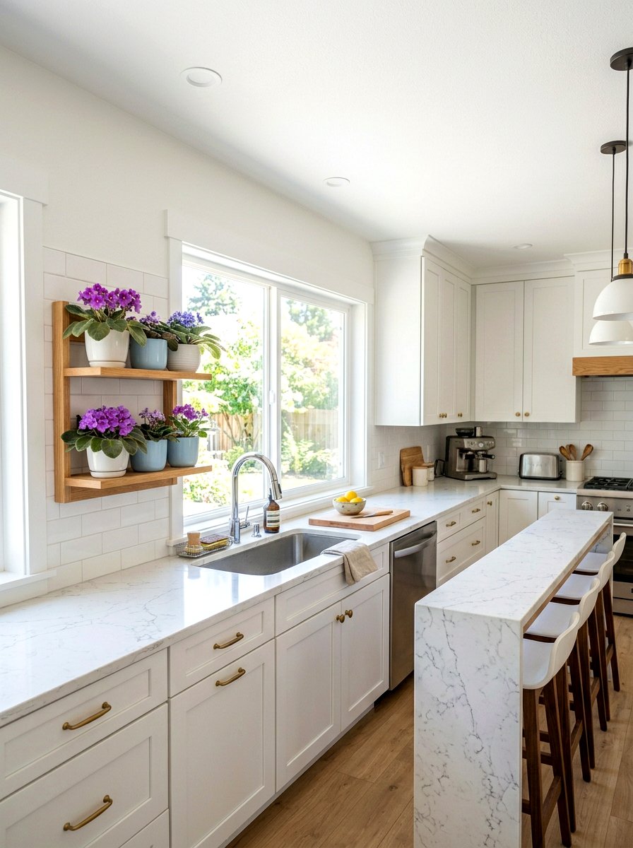 Kitchen Plant Rack - 25 Spring African Violet Display Ideas