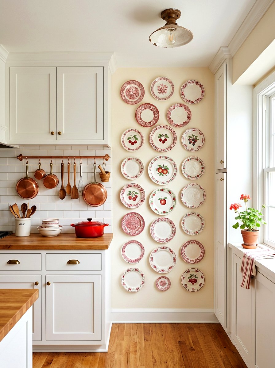 Kitchen Plate Wall - 25 Spring Plate Wall Ideas