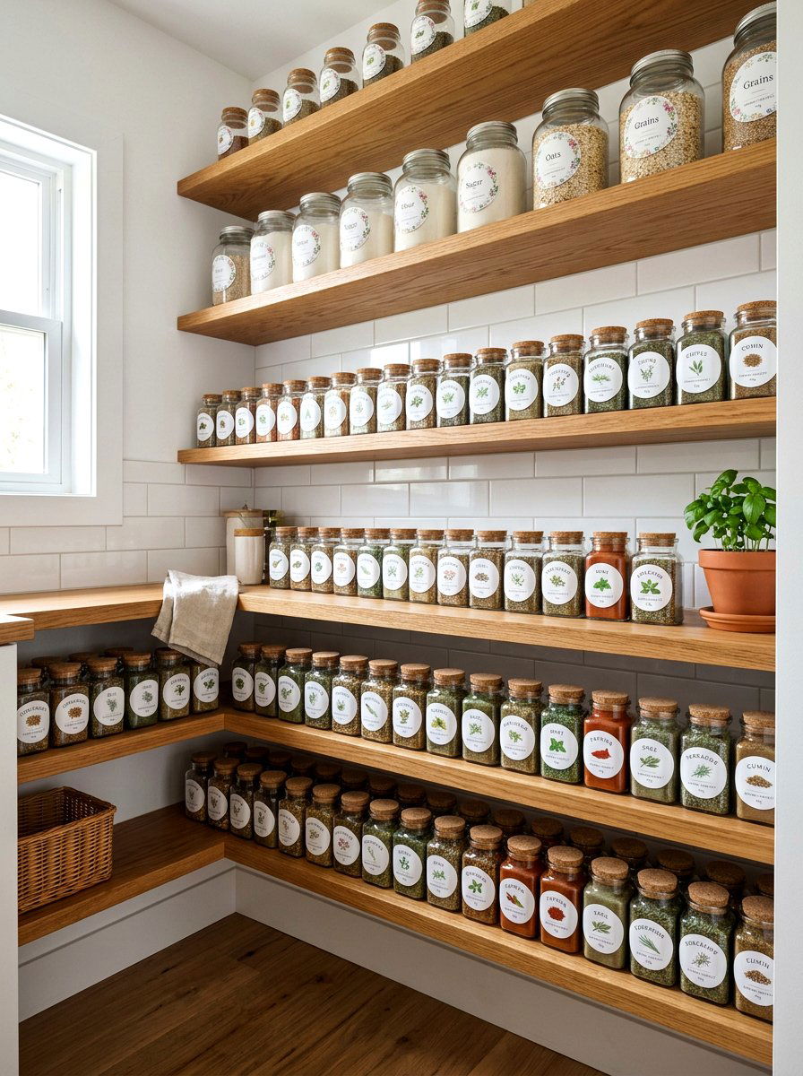 Kitchen Spice Label - 25 Spring Sticker Decor Ideas