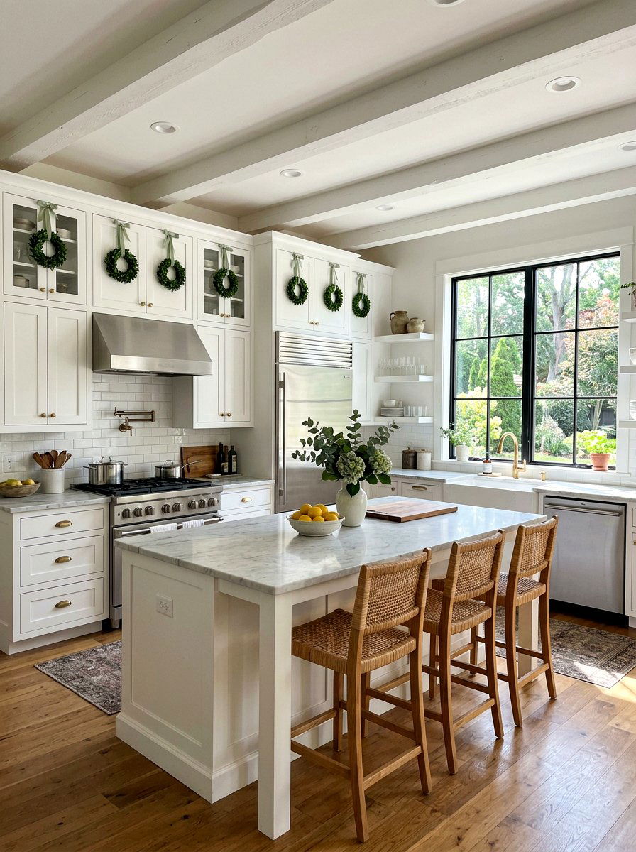 Kitchen cabinet mini wreath - 25 Spring Mini Wreath Ideas