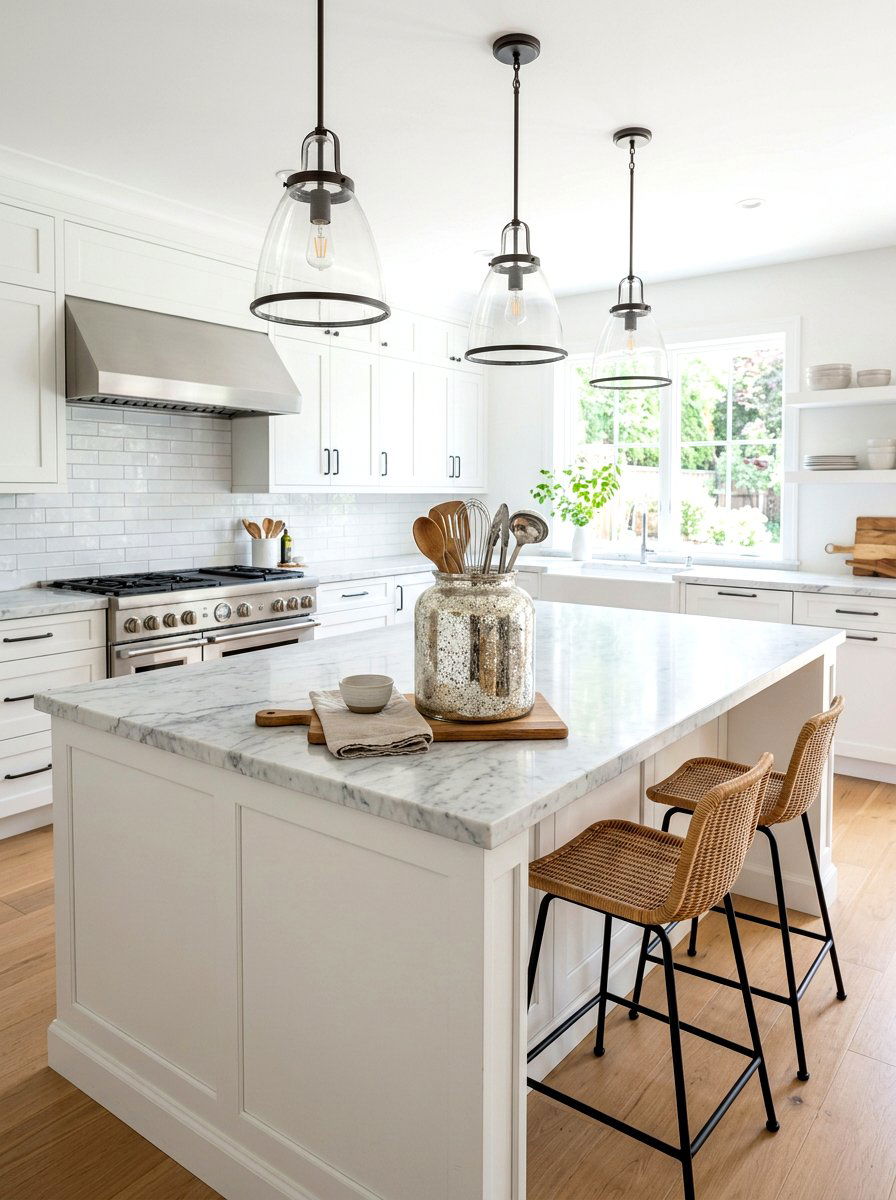 Kitchen island mercury glass jar - 25 Spring Mercury Glass Decor Ideas
