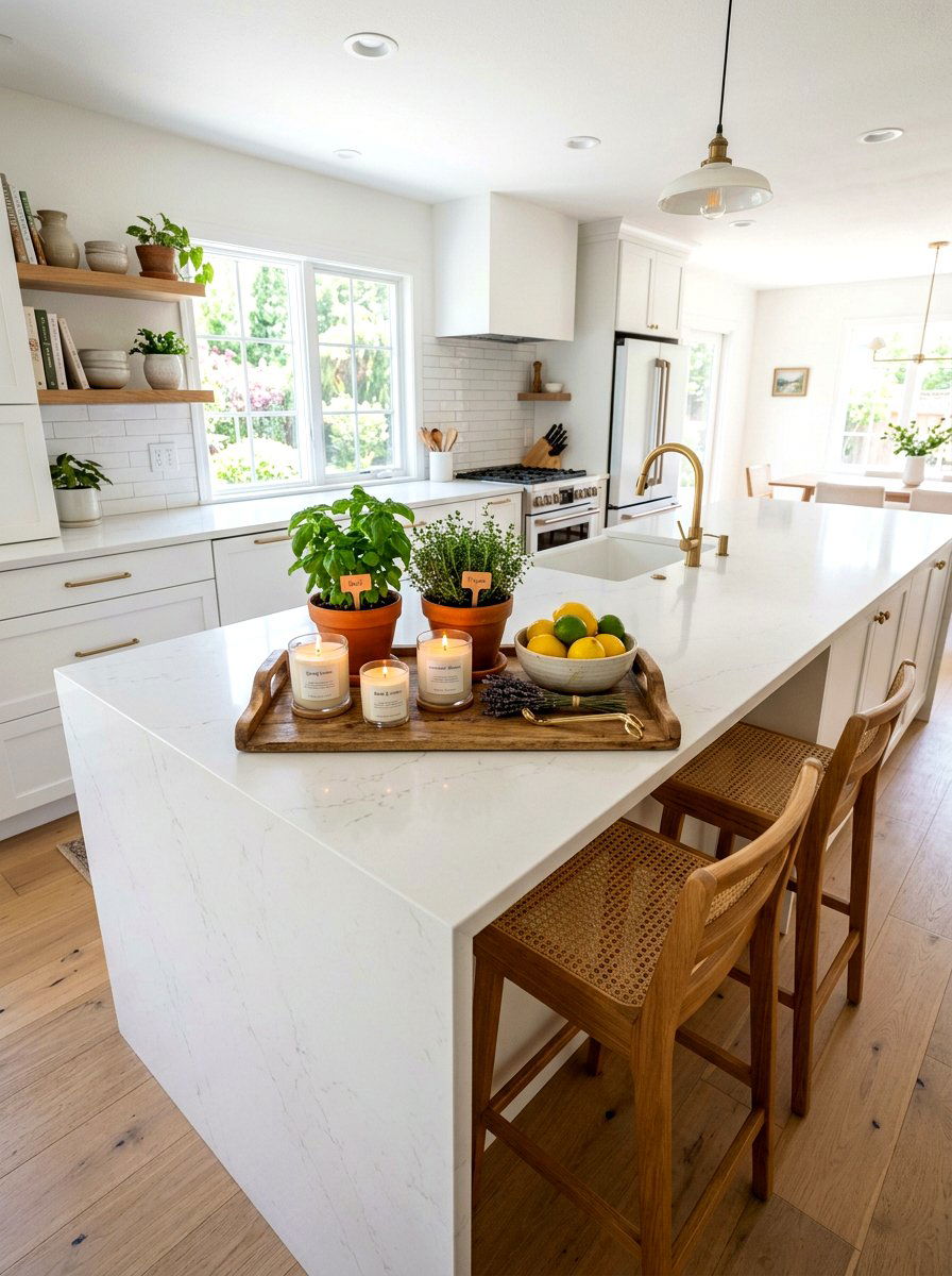 Kitchen island spring candle tray - 25 Spring Pillar Candle Ideas