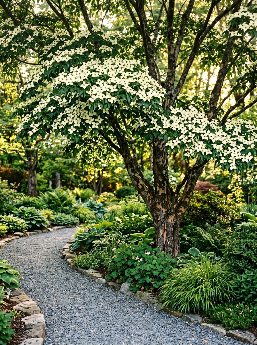 Kousa Dogwood - 25 Spring Flowering Tree Ideas