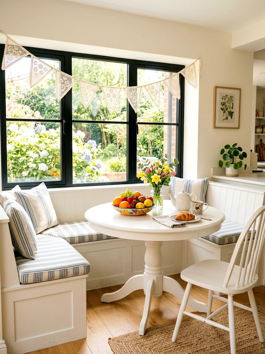 Lace Banner Garland - 25 Spring Lace Decor Ideas