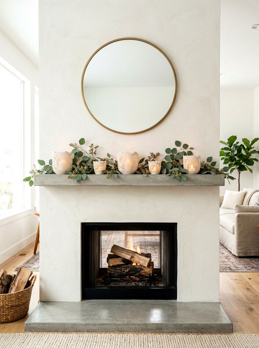 Lace Candle Votive - 25 Spring Lace Decor Ideas