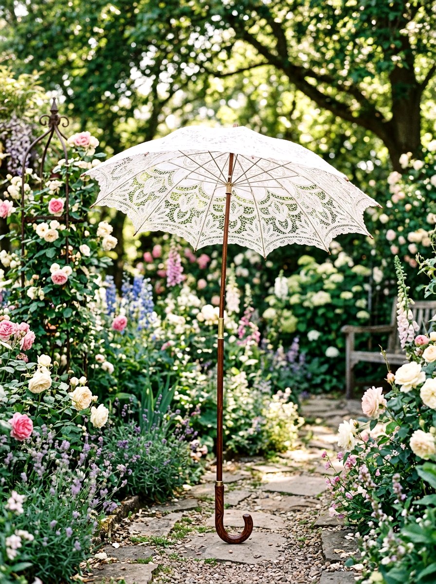 Lace Parasol - 25 Spring Photo Prop Ideas