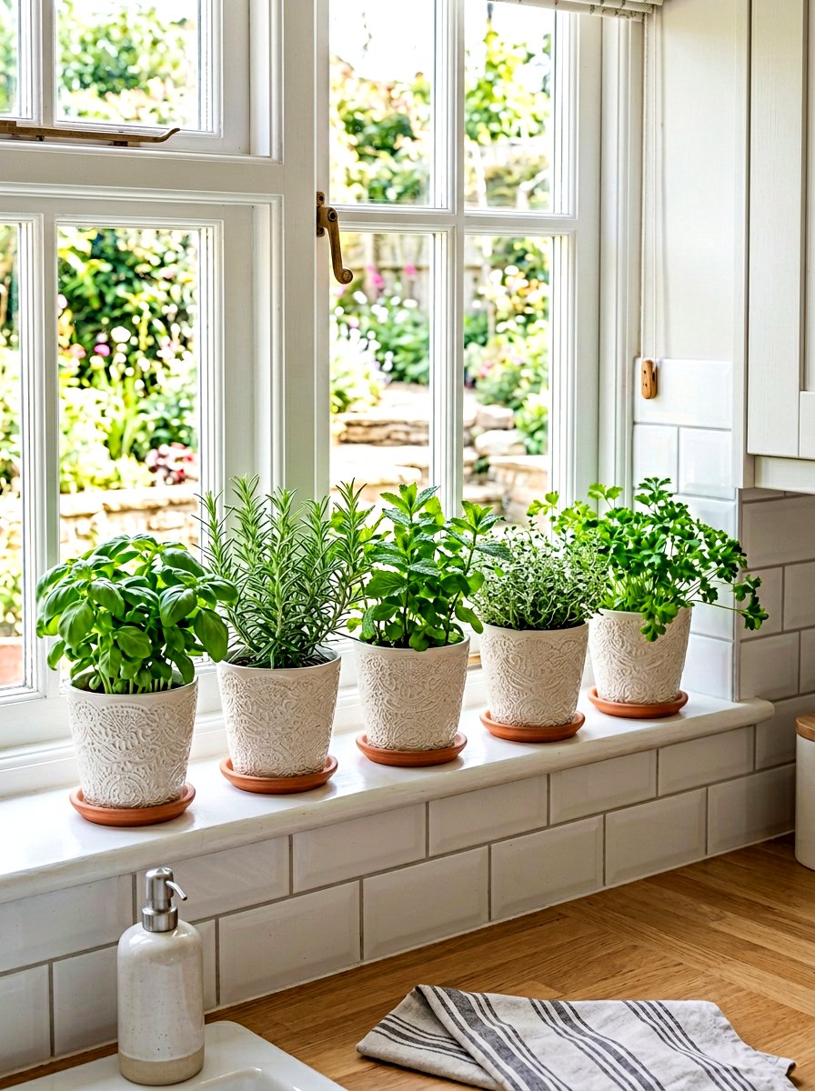 Lace Planter Wraps - 25 Spring Lace Decor Ideas