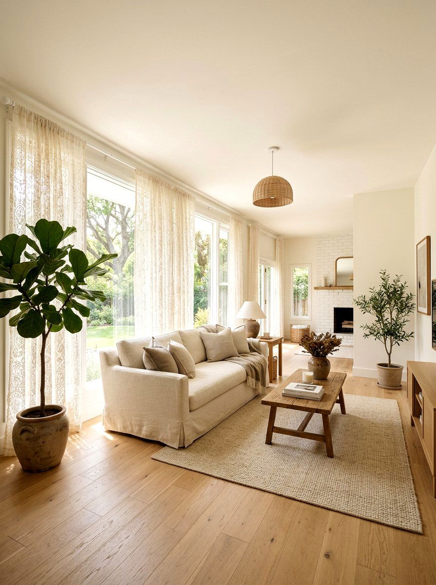 Lace Sheer Curtains - 25 Spring Lace Decor Ideas