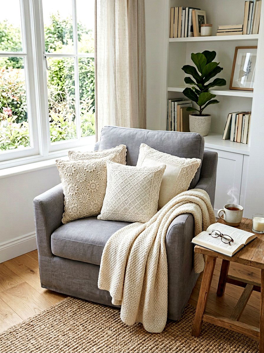 Lace Throw Pillows - 25 Spring Lace Decor Ideas