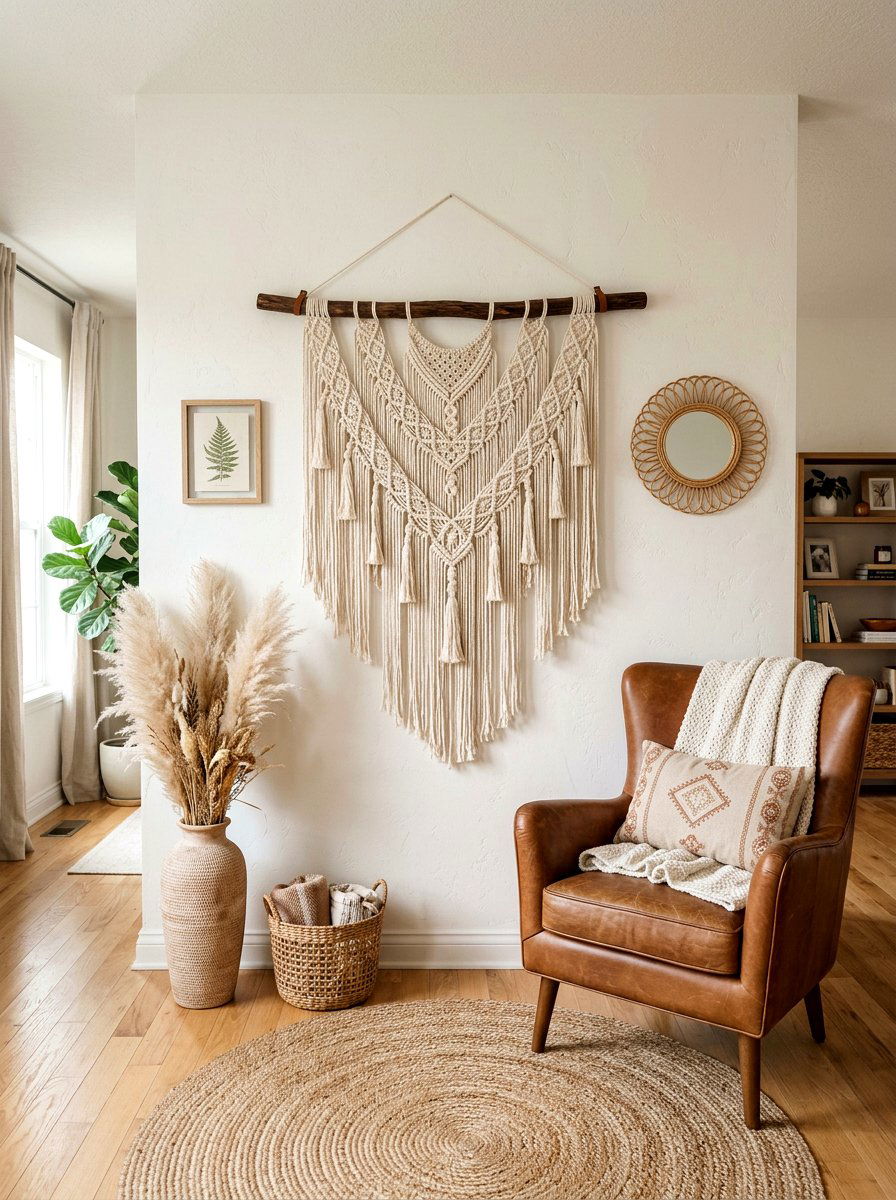 Lace Wall Hanging - 25 Spring Lace Decor Ideas