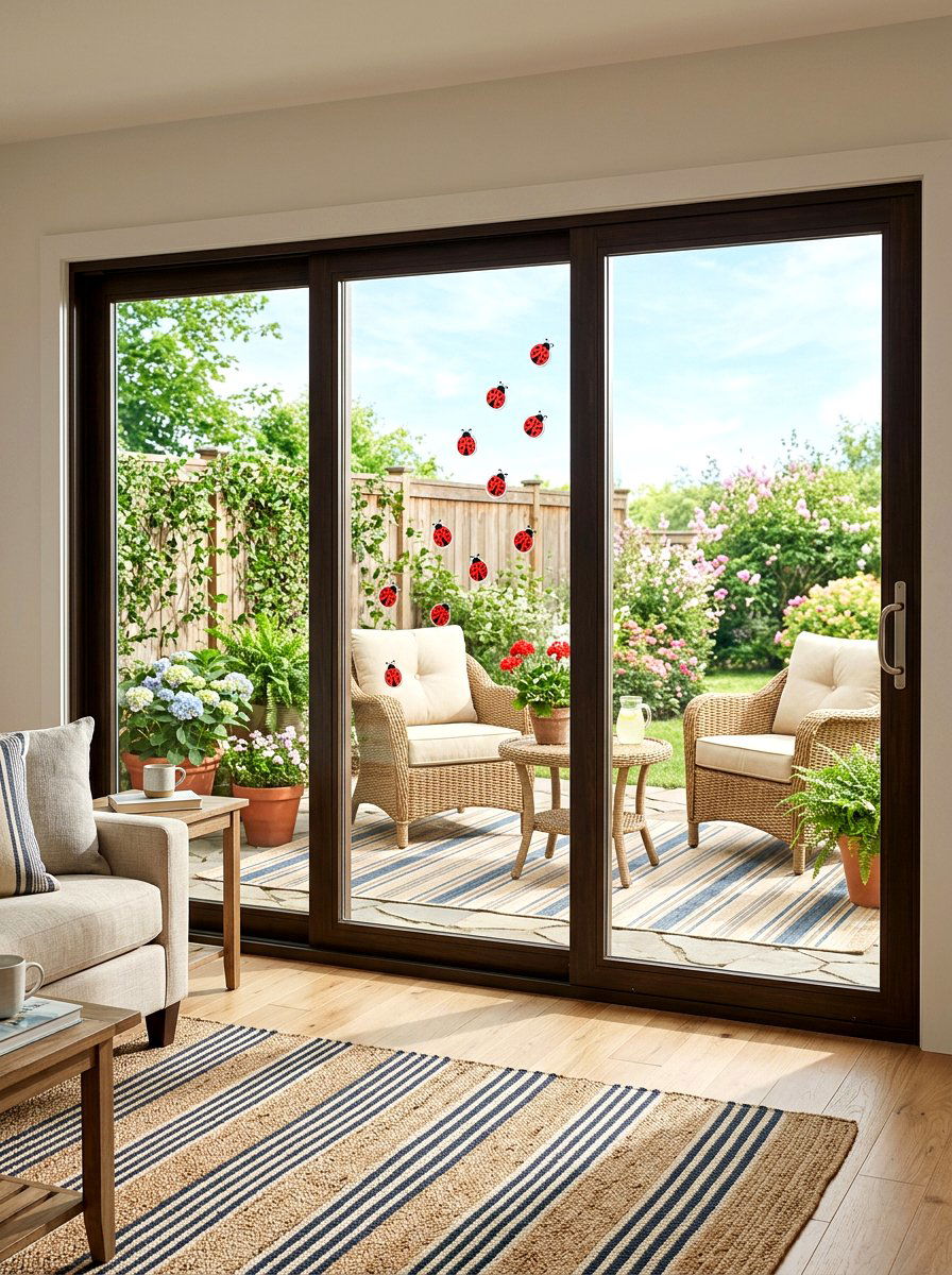 Ladybug Gel Clings For Sliding Doors - 25 Spring Gel Cling Ideas