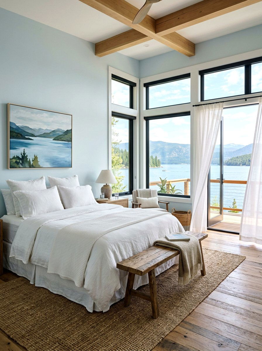 Lakeside bedroom - 25 Spring Lake House Decor Ideas