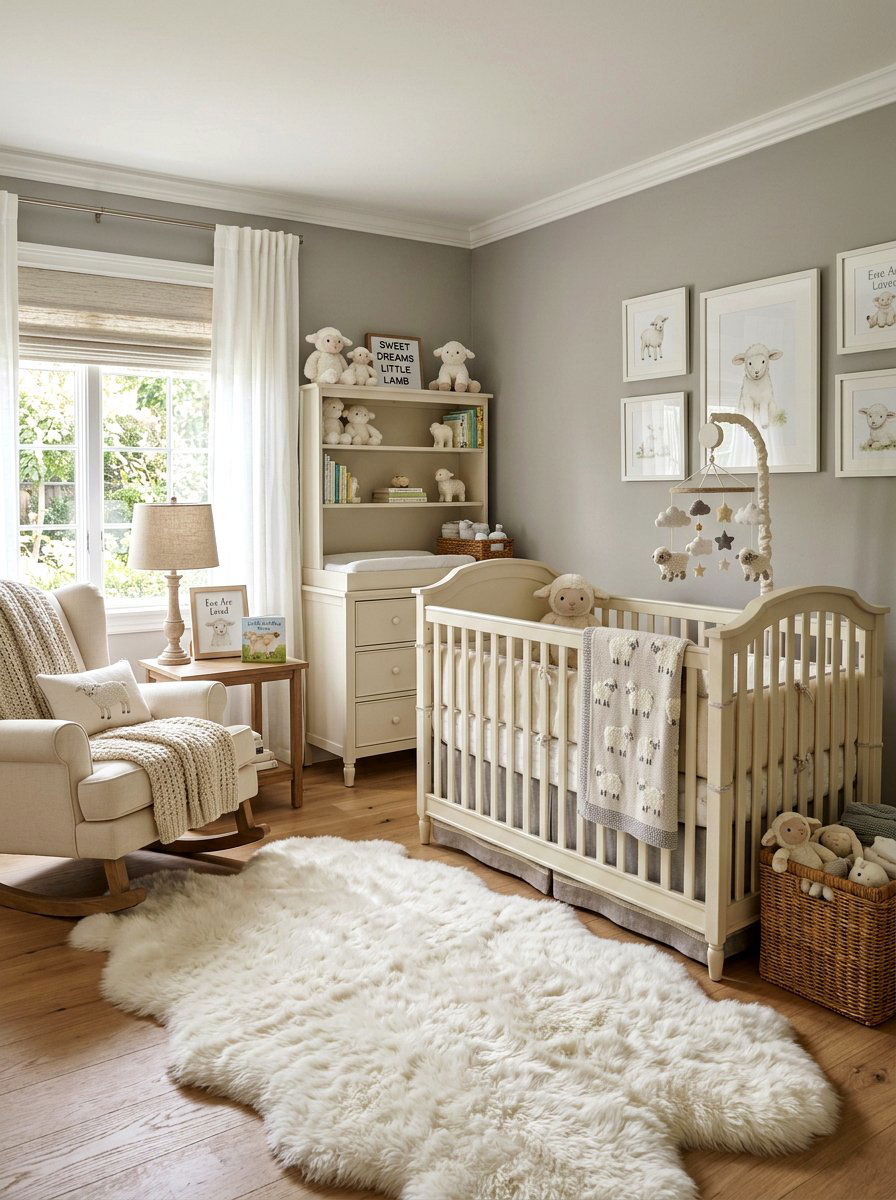 Lamb Baby Room Theme - 25 Spring Baby Room Decor Ideas