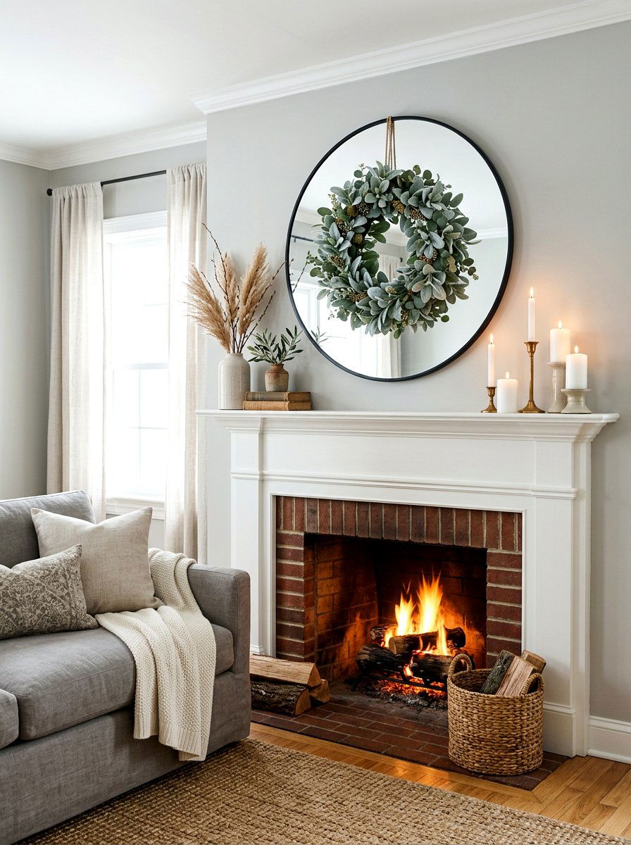 Lambs Ear Wreath - 25 Spring Mini Door Wreath Ideas