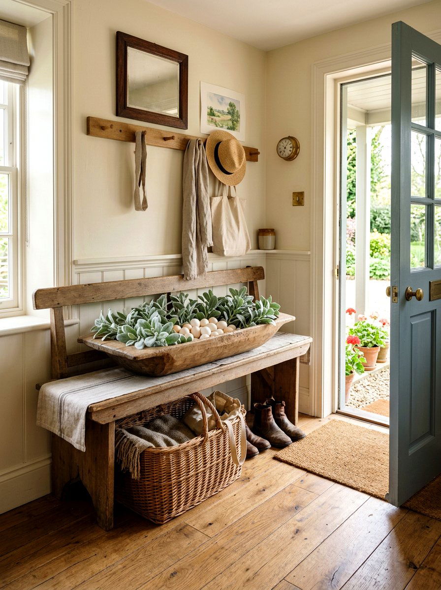 Lambs ear greenery - 25 Spring Dough Bowl Filler Ideas