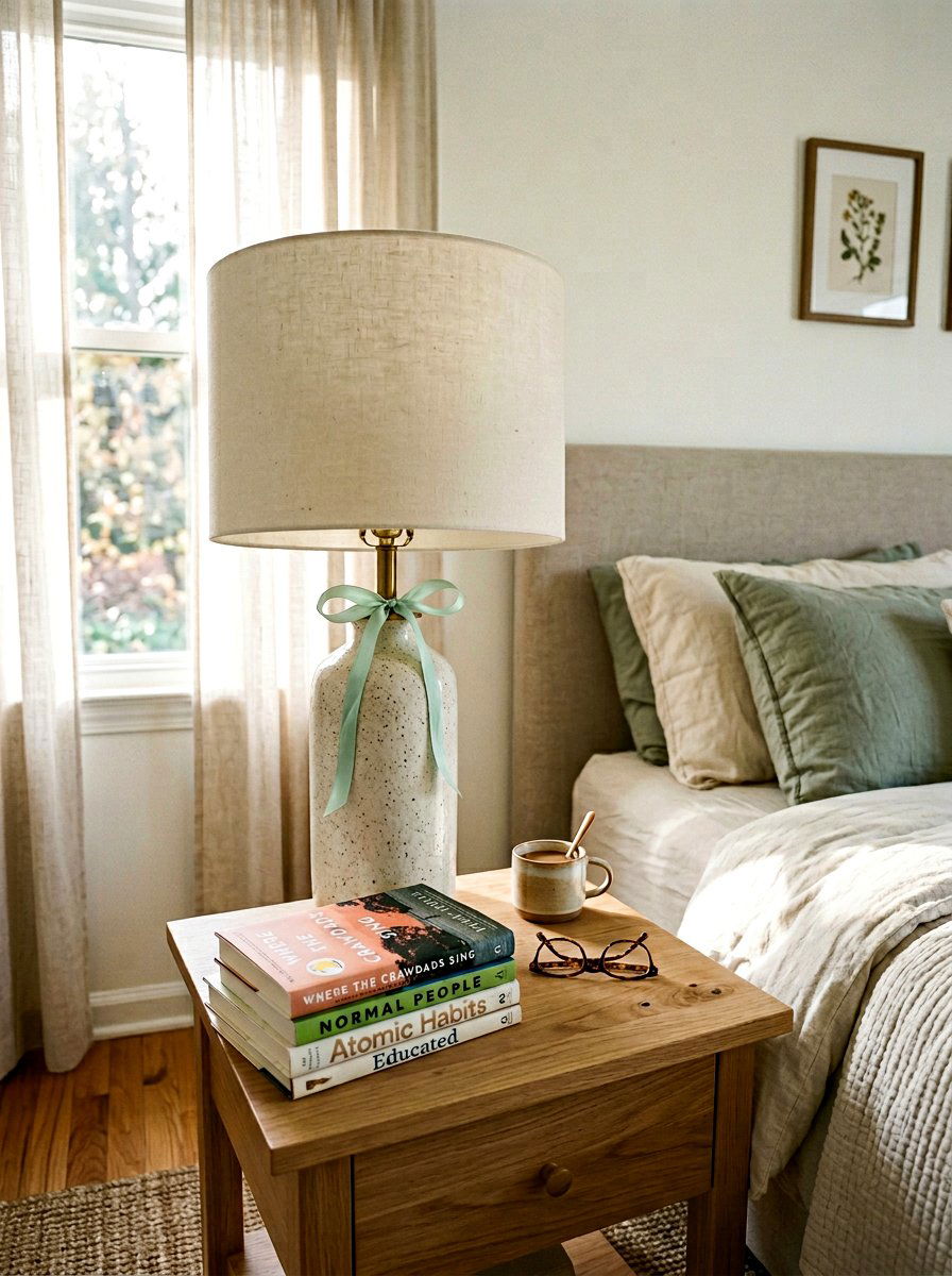 Lamp Shade Ribbon - 25 Spring Ribbon Decor Ideas