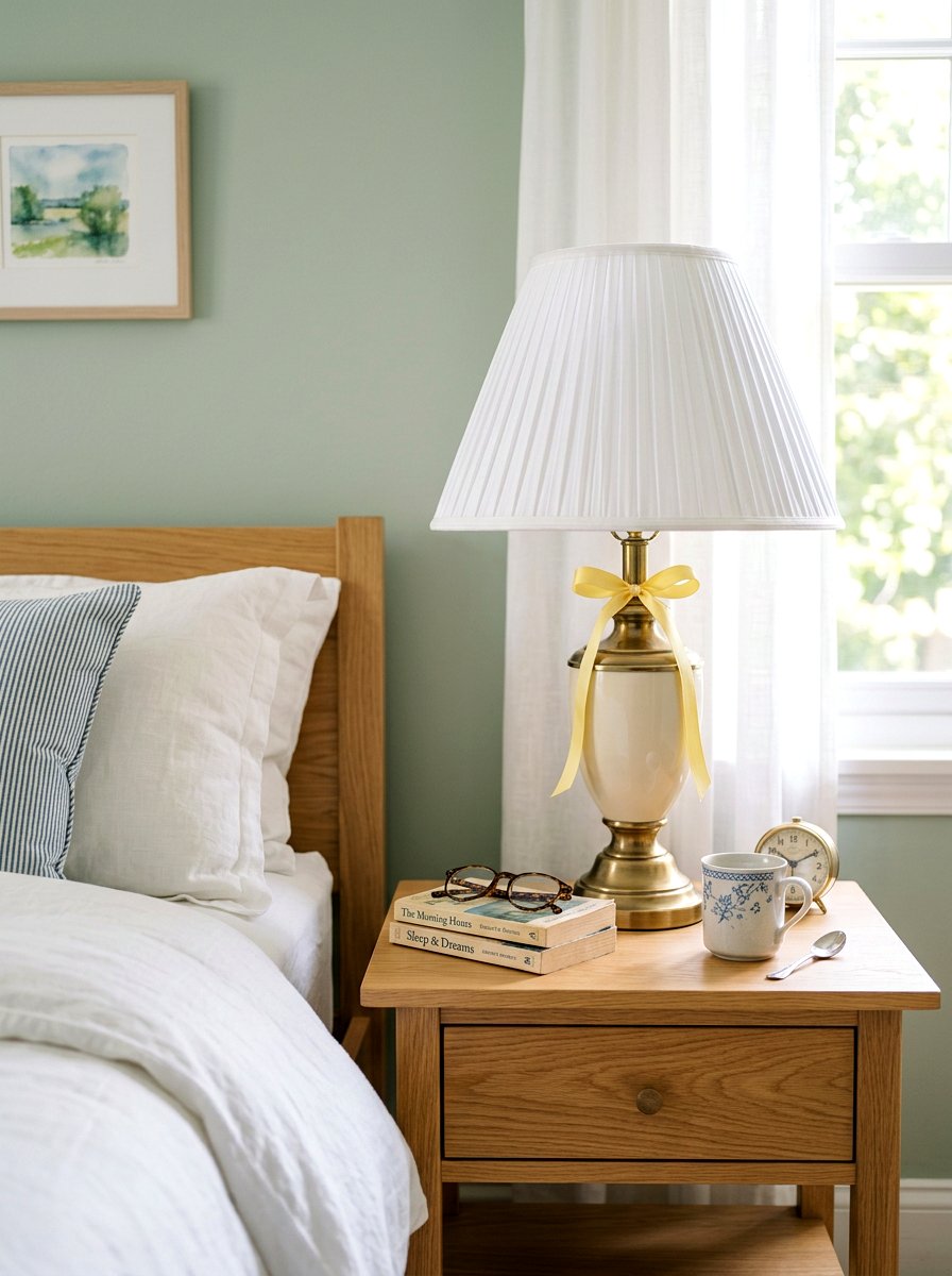 Lampshade Bow - 25 Spring Bow Decor Ideas