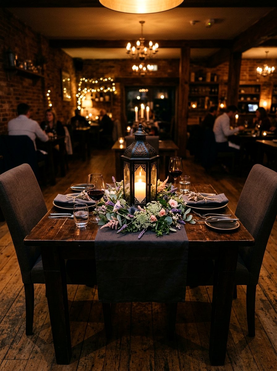 Lantern Flower Centerpiece - 25 Spring Wildflower Centerpiece Ideas