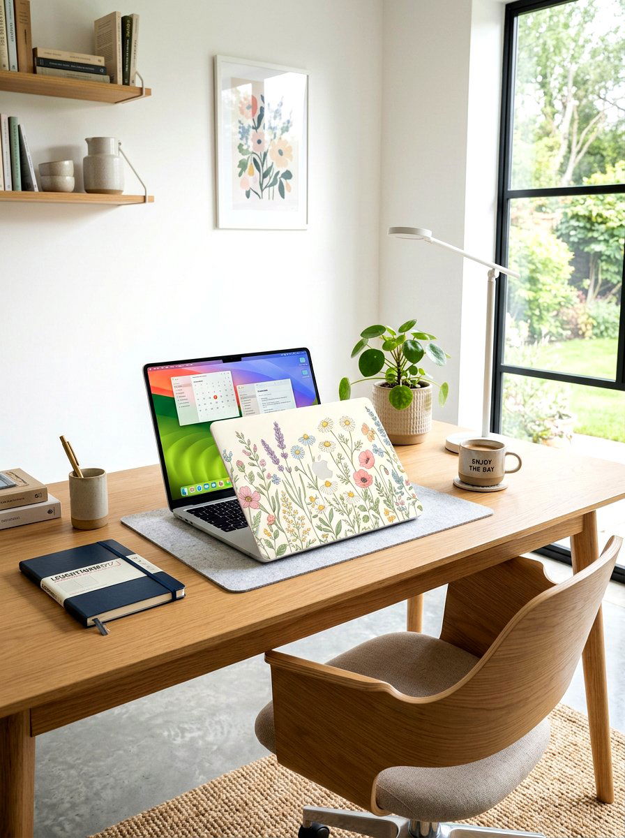 Laptop Spring Decal - 25 Spring Sticker Decor Ideas