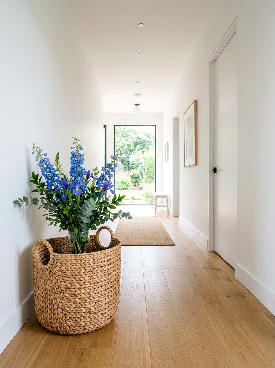 Large Floor Hyacinth Basket - 25 Spring Hyacinth Basket Decor Ideas