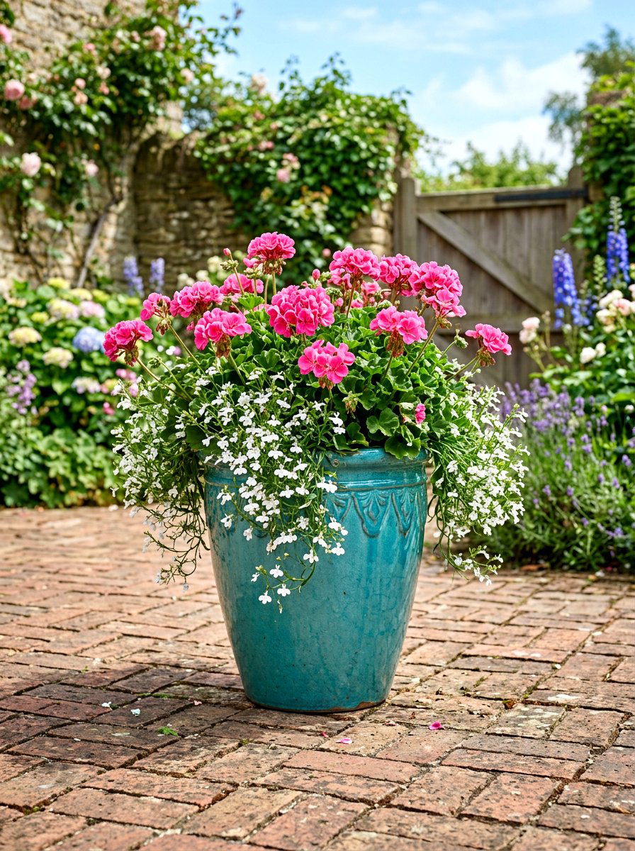 Large Flower Planter - 25 Spring Backyard Decor Ideas